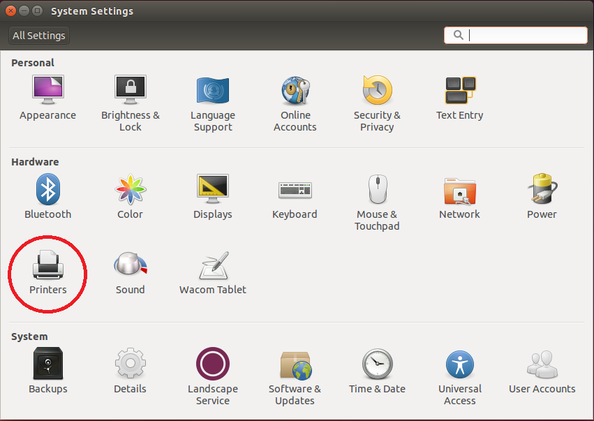 Adding department printers and configuring locked print on Ubuntu